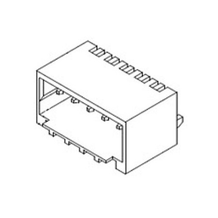 Molex Board Connector, 4 Contact(S), 1 Row(S), Male, Right Angle, 0.059 Inch Pitch, Surface Mount 780480443